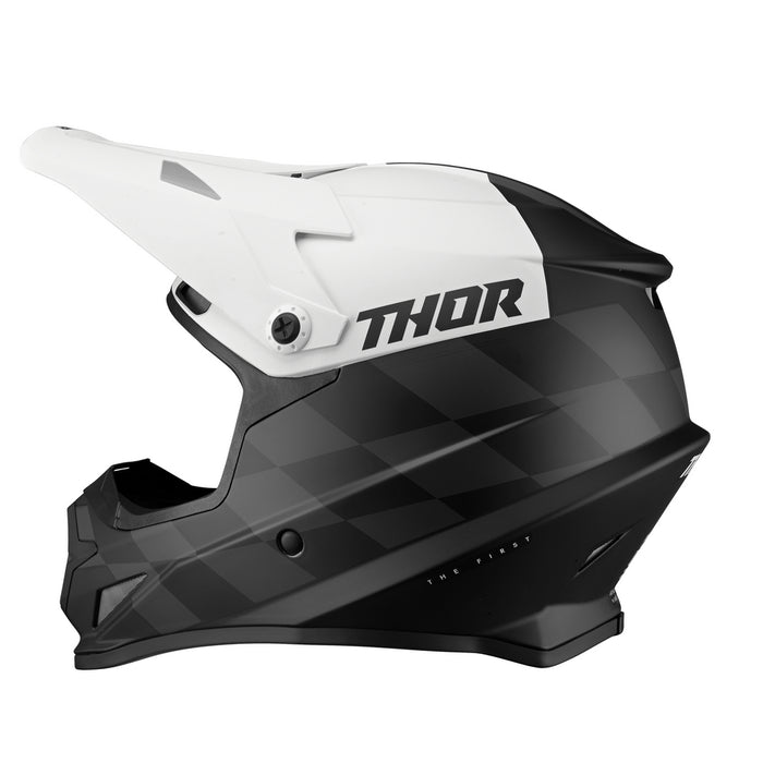 Helmet S23 Thor Mx Sector Birdrock Black/White Small