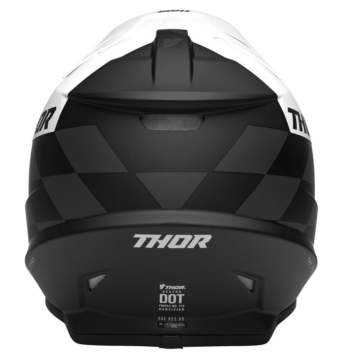 Helmet S23 Thor Mx Sector Birdrock Black/White 2Xl