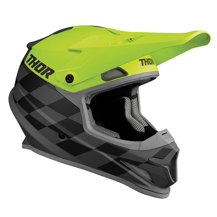 Helmet S23 Thor Mx Sector Birdrock Grey/Acid Small