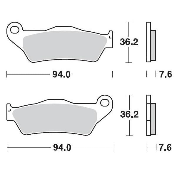 Brake Pads Front Moto Master Racing Gp For Gas Gas Husaberg Husqvarna Ktm Sherco