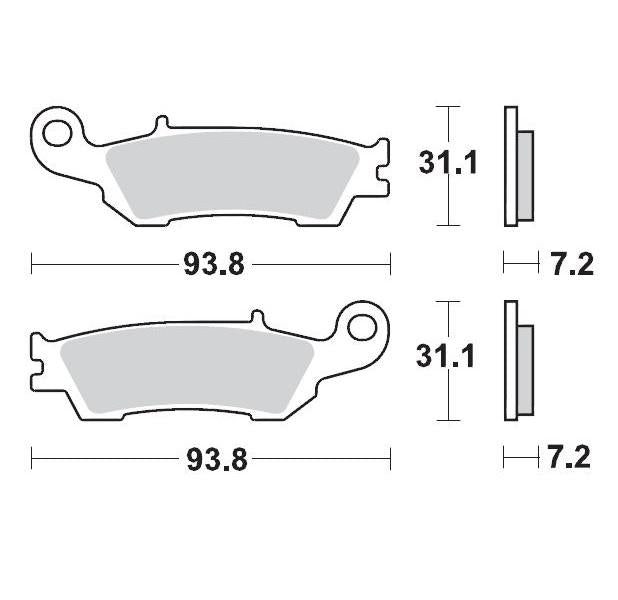 Brake Pads Front Moto Master Nitro Sport Yamaha