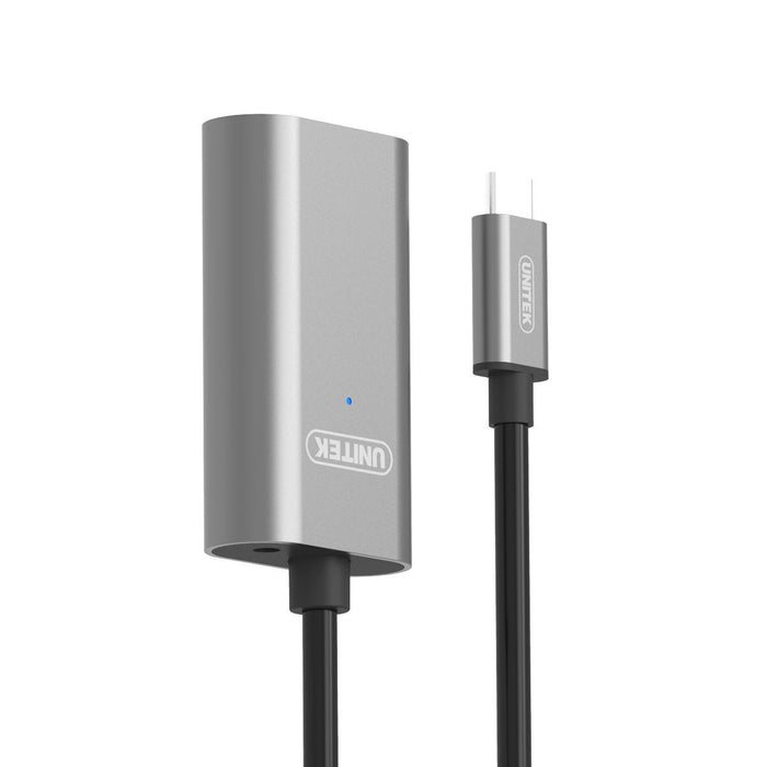 UNITEK 5M USB 3.1 USB-C Active Extension Cable. USB-C Male to USB-C Female. Conn