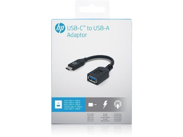 HP USB-C USBC USB C to USB v3.0 - A(F) Cable 10cm