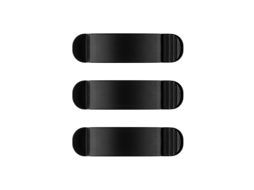 Goobay Cable Management Clip 3 Slots SET 3-pcs, black