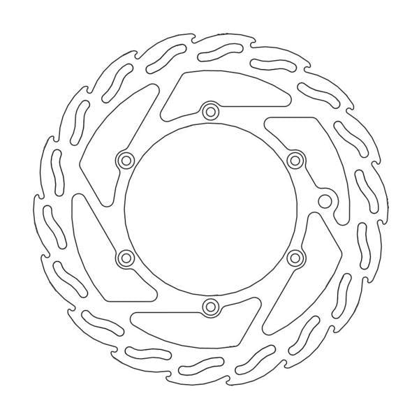 BRAKE DISC FRONT MOTO MASTER FLAME GAS GAS HUSABERG HUSQVARNA KTM