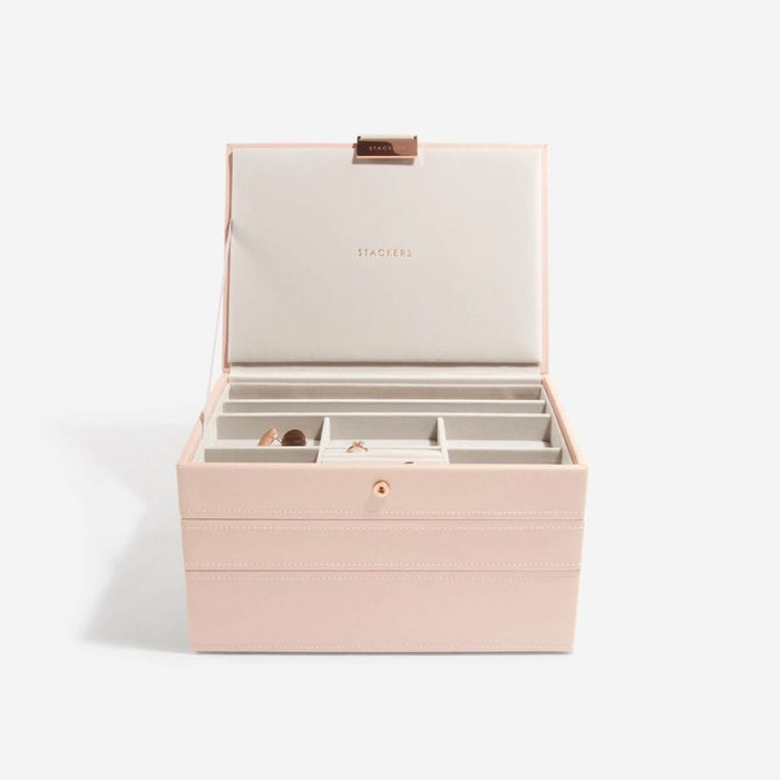 Stackers Classic Jewellery Box Set 3 Blush