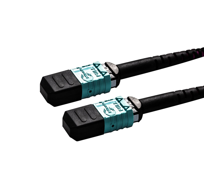 10M OM4 MPO ELITE Trunk Multimode Fibre Cable. POLARITY A Straight Through Cable