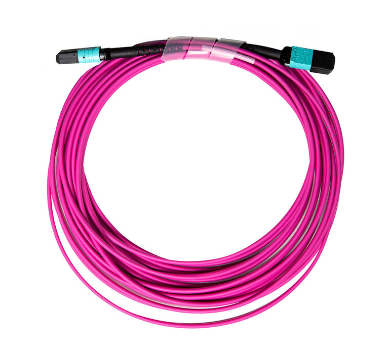 75M OM4 MPO ELITE Trunk Multimode Fibre Cable. POLARITY C Crossed Trunk Cable