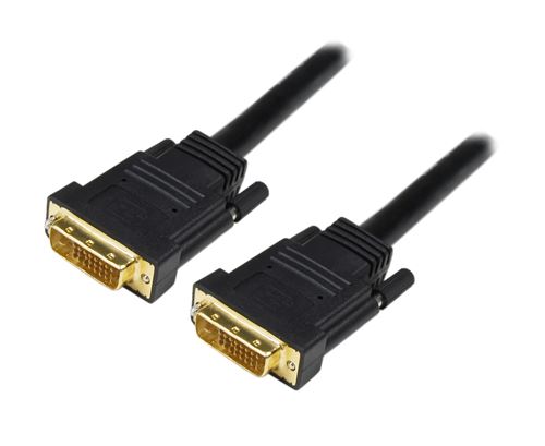 DYNAMIX 2m DVI-I Male to DVI-I Male Dual Link (24+5) Cable. Supports Digital