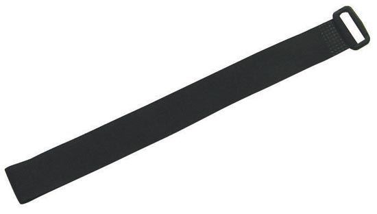 DYNAMIX Hook & Loop Cable Tie, 300mm x 20mm, BLACK Colour (Packs of 10)