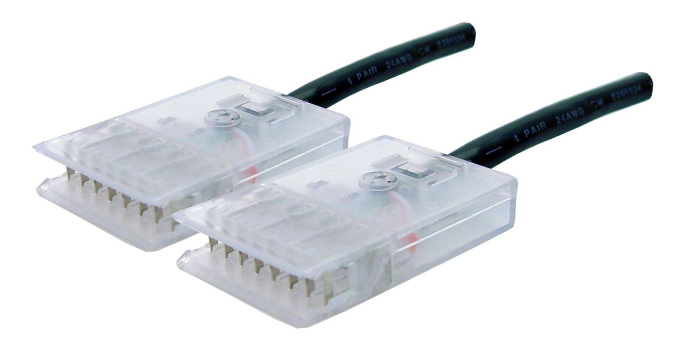 DYNAMIX 1m 4x Pair 110/110 Cat5e Patch Lead: Default Black, A spec