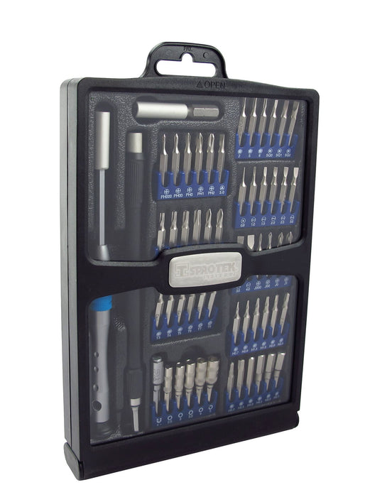 SPROTEK 54 Piece Tool Kit. Pentalobe (for Apple Product repairs); Flathead; Phil