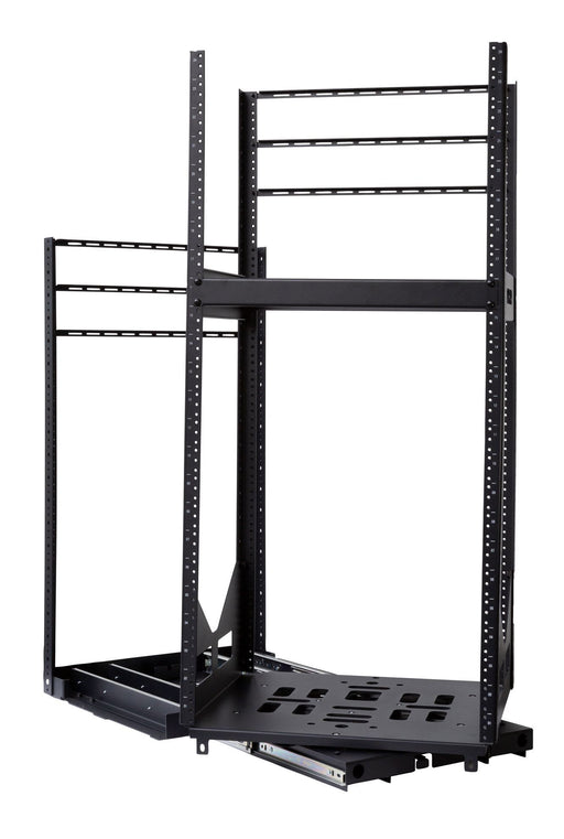 DYNAMIX 19'' 24U Rotary Rack. Rotation Angles of 45 & 90 Allow Easy Fitting