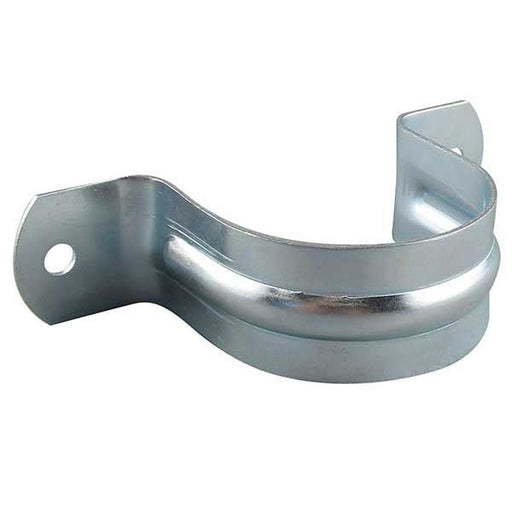 TRADESAVE Conduit Saddle Full (40mm). Zinc Plated. 6mm Mounting Hole. 25 per box