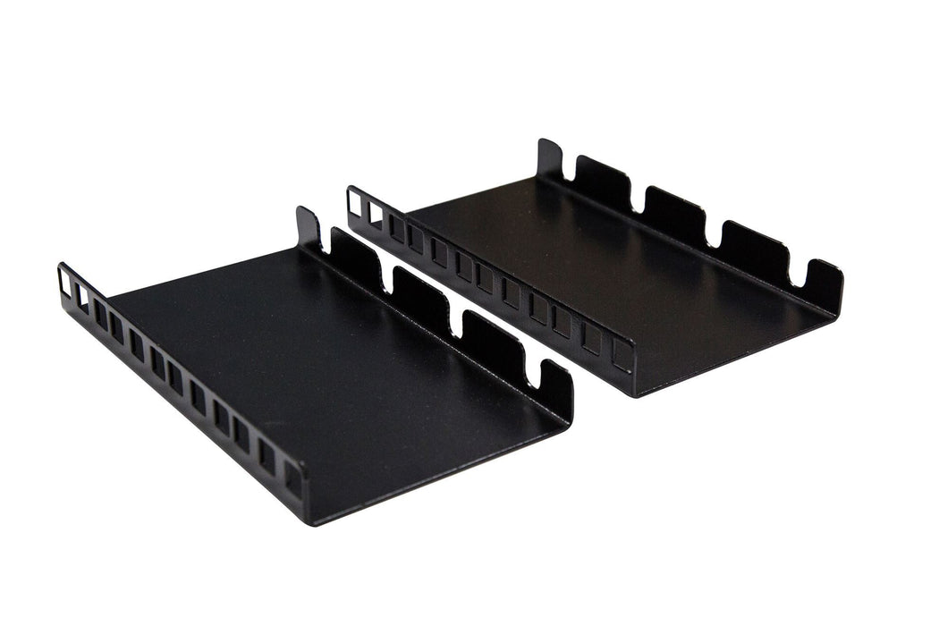 DYNAMIX Vertical Rail Extension Bracket for a 4U Rackmount. 100mm long. Sold as