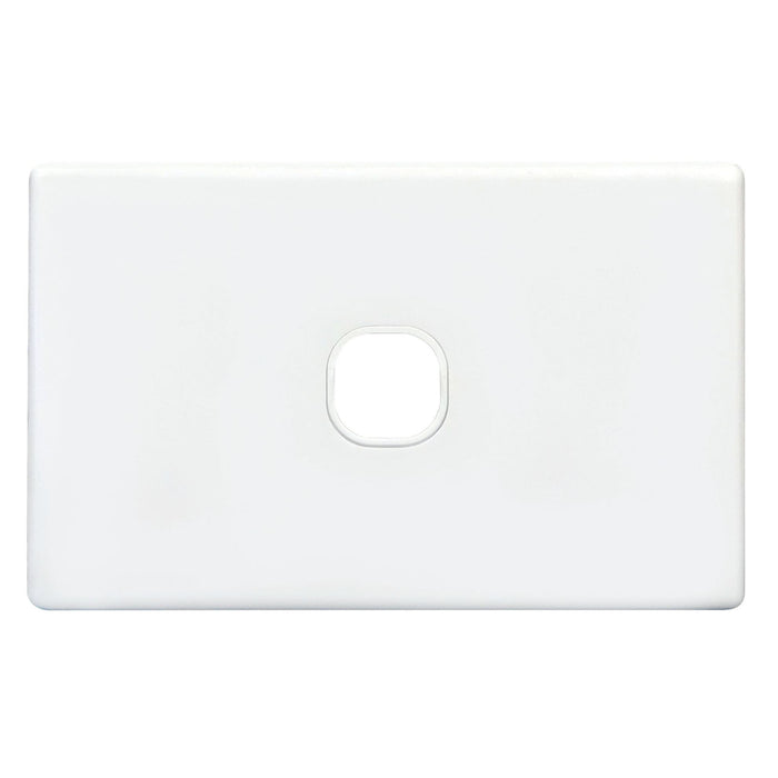 TRADESAVE Switch Plate ONLY. 1 Gang Accepts all Tradesave Mechanisms. Moulded in