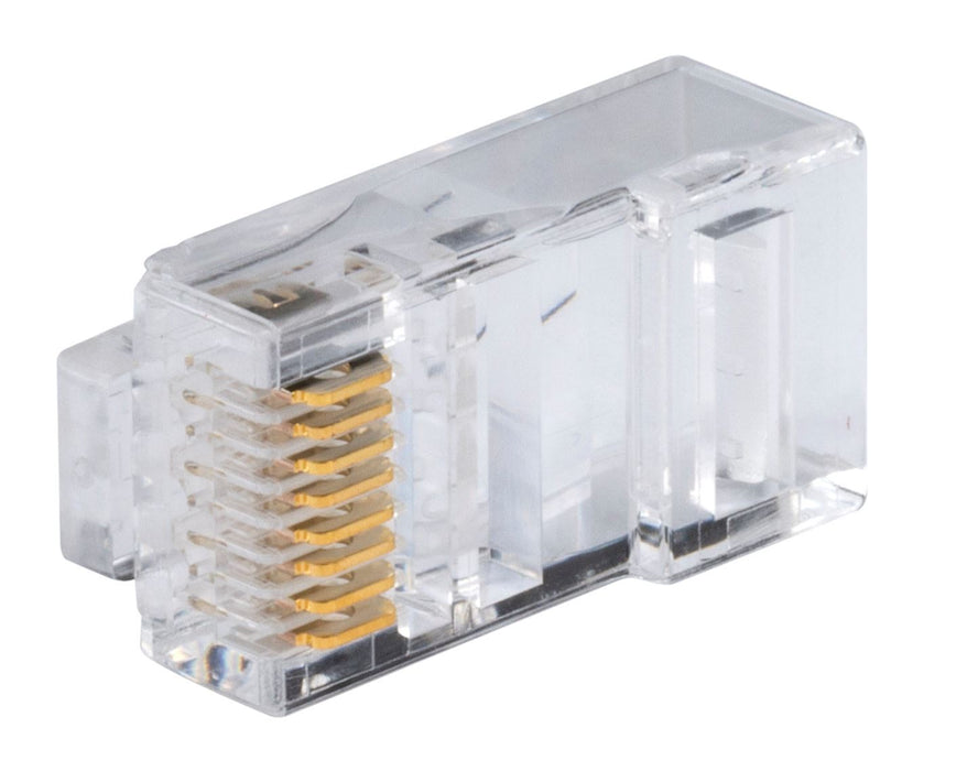 DYNAMIX Cat6/6A UTP RJ45 plug for Solid and Stranded Cable (100 piece Jar)