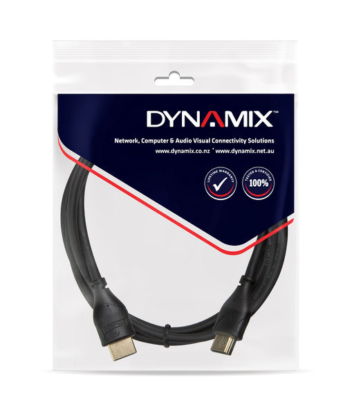 DYNAMIX 0.75m HDMI 10Gbs High-Speed Cable Ethernet 4K2K@24/30Hz (3840x2160)