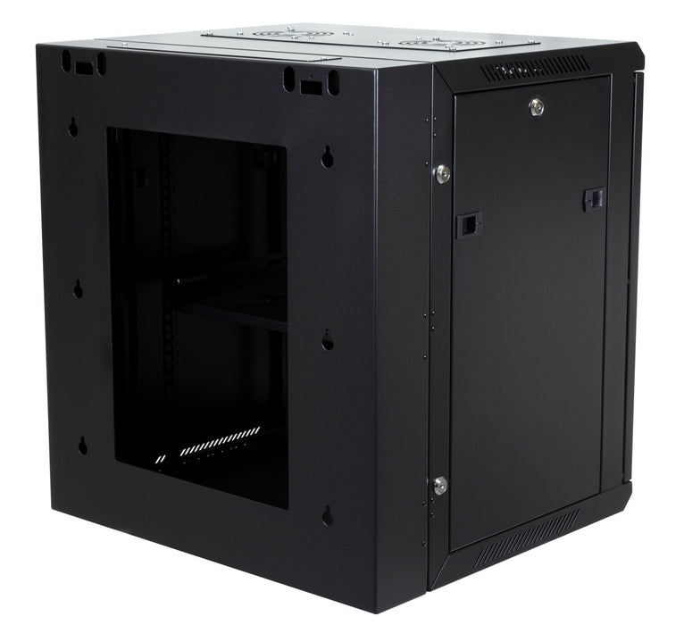 DYNAMIX 12RU Universal Swing Wall Mount Cabinet. Removable Rackmount supplied wi