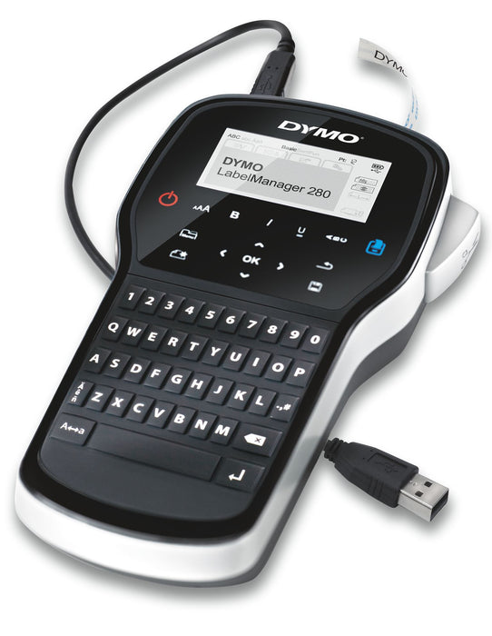 DYMO LabelManager 280P Portable Label Maker with QWERTY Keyboard. Quick and easy