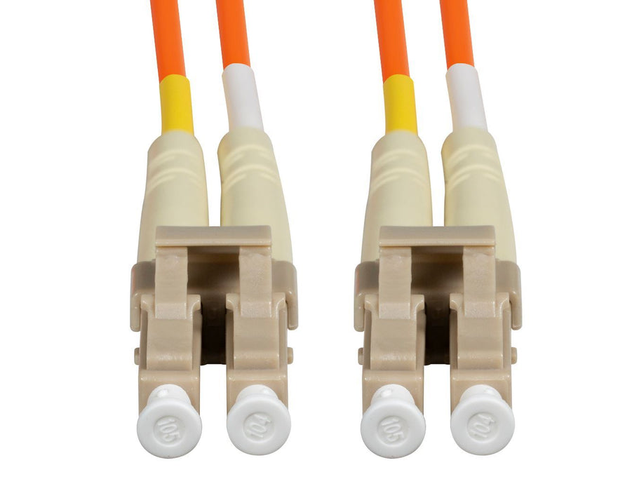 DYNAMIX 15M 62.5u LC/LC OM1 Fibre Lead (Duplex, Multimode) Orange LSZH Jacket