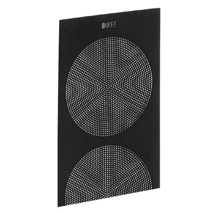 KEF Microfibre Grilles to fit KEF R11. Colour - Black. SOLD AS A PAIR