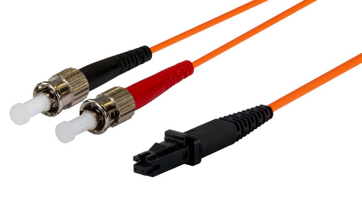 DYNAMIX 20M 62.5u MT-RJ/ST OM1 Fibre Lead (Duplex, Multimode) Orange LSZH Jacket