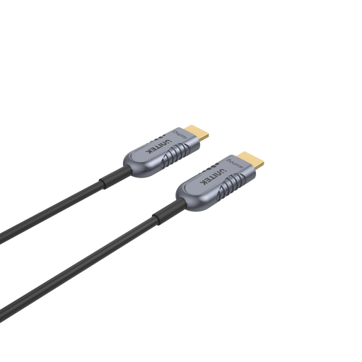 UNITEK 80M Ultrapro HDMI2.1 Active Optical Cable. Color: Space Grey + Black.