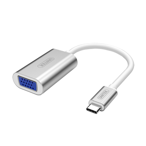 UNITEK USB-C to VGA Converter. Convert USB-C to VGA. Aluminuim Housing. Supports