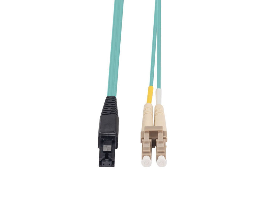 DYNAMIX 20M 50u LC/MT-RJ OM3 Fibre Lead (Duplex, Multimode) Aqua LSZH Jacket