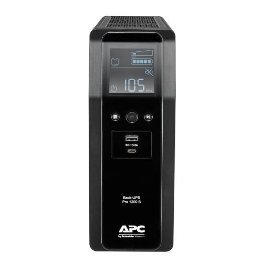 APC Back-UPS PRO Line Interactive 1200VA (720W) with AVR, 230V Input/Output. 8x