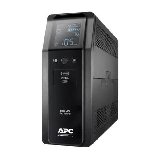 APC Back-UPS PRO Line Interactive 1200VA (720W) with AVR, 230V Input/Output. 8x