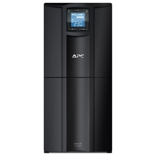 APC Smart-UPS 3000VA (2100W) Tower. 230V Input/Output. 8x IEC C13 Outlets. With