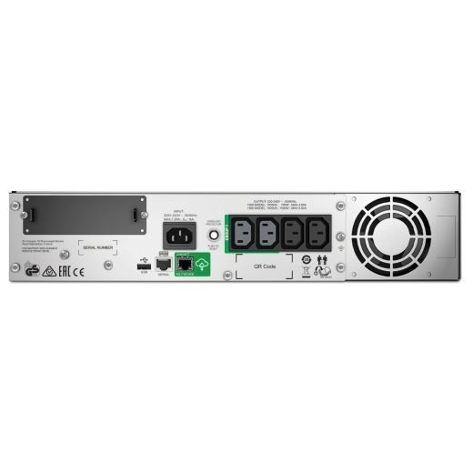 APC Smart-UPS 1000VA (700W) 2U Rack Mount with Smart Connect. 230V Input/Output.