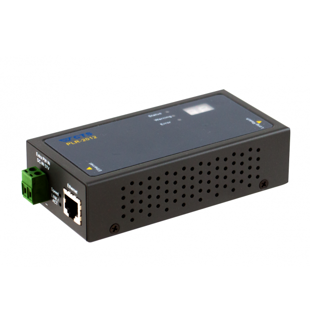 CTS PoE Long Reach Extender. 1Km RJ45 PoE & Data Extender. 7-segment Digital Dis