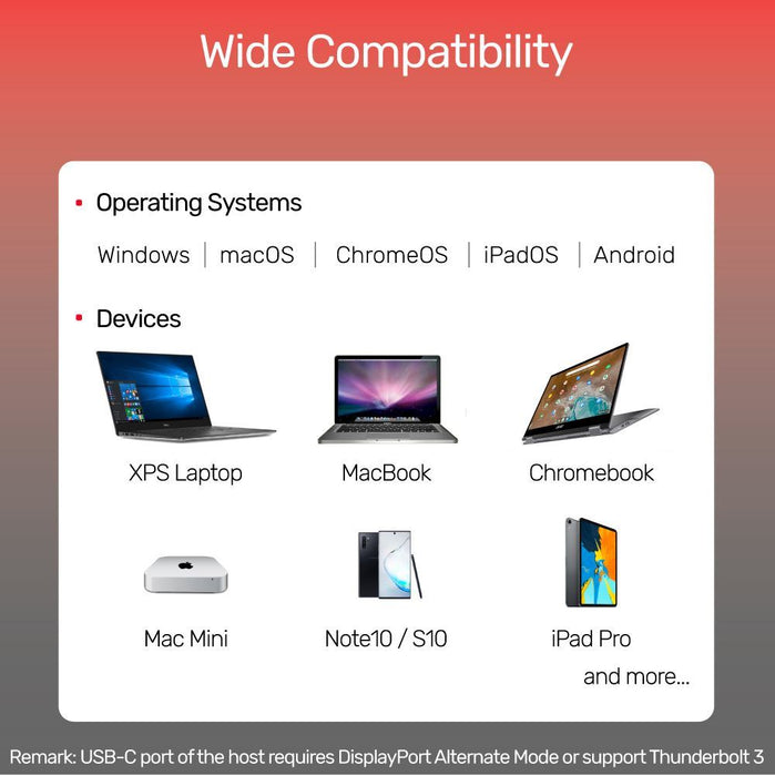 UNITEK Slim USB-C to VGA Converter. Convert USB-C to VGA. Aluminuim Housing with