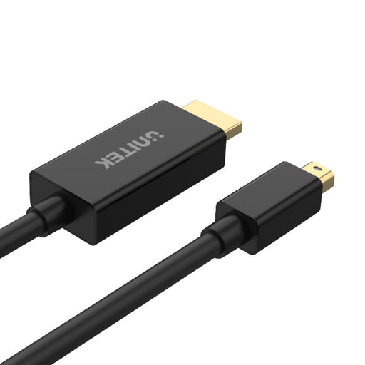 UNITEK 2M Mini DisplayPort to HDMI 1.4 Cable. Supports 4K@30Hz; HDR; HDCP2.0; 3D