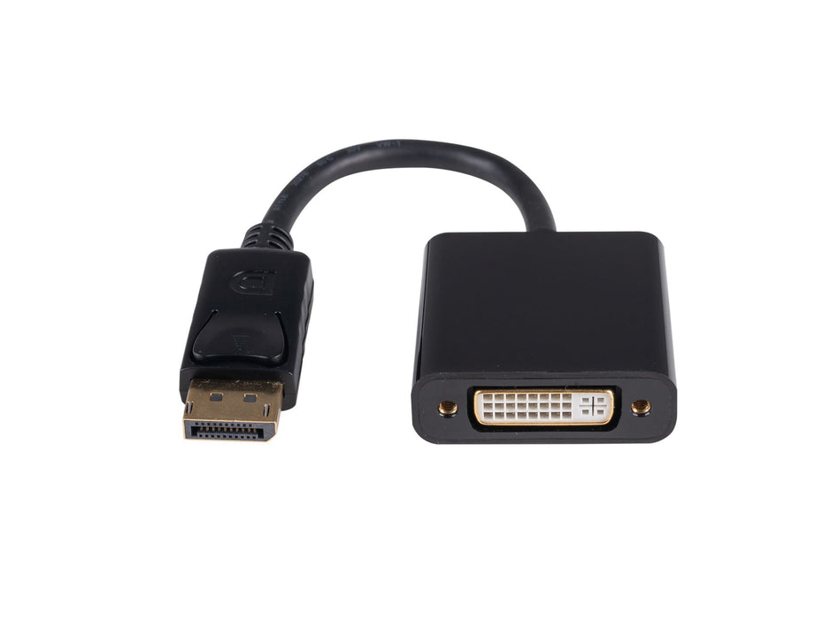 DYNAMIX 0.2m DisplayPort to DVI-D Cable Adapter. Passive Converter. Max Res