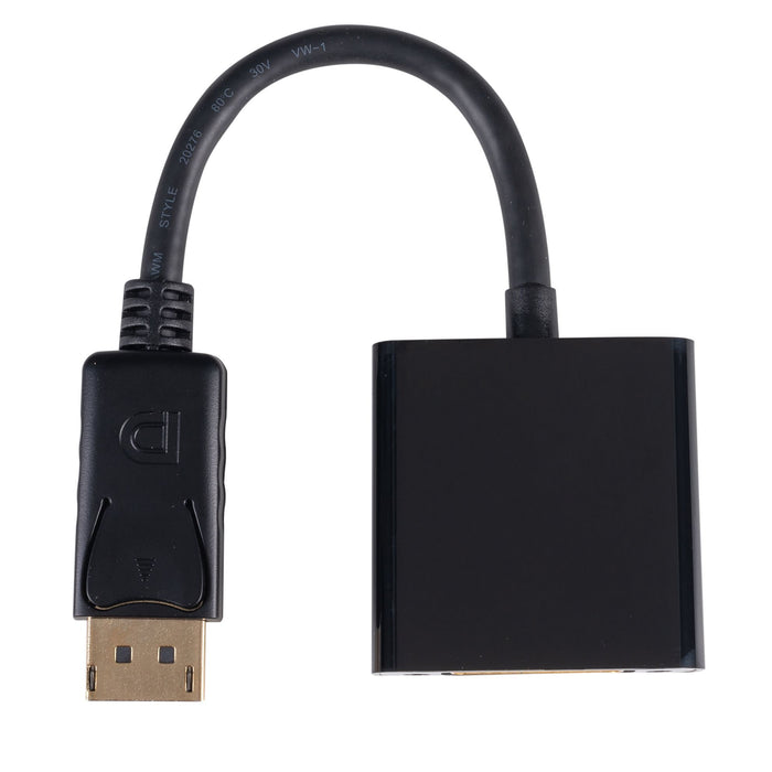 DYNAMIX 0.2m DisplayPort to DVI-D Cable Adapter. Passive Converter. Max Res