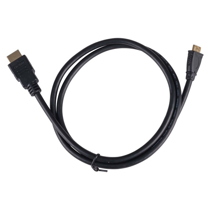 DYNAMIX 1m HDMI to HDMI Mini Cable High-Speed with Ethernet Max Res: 4K@60Hz