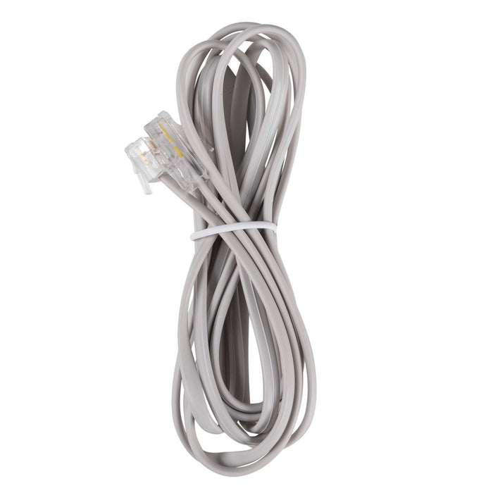 DYNAMIX 3m RJ12 to RJ45 Cable - 4C All pins connected crossed, Colour Grey