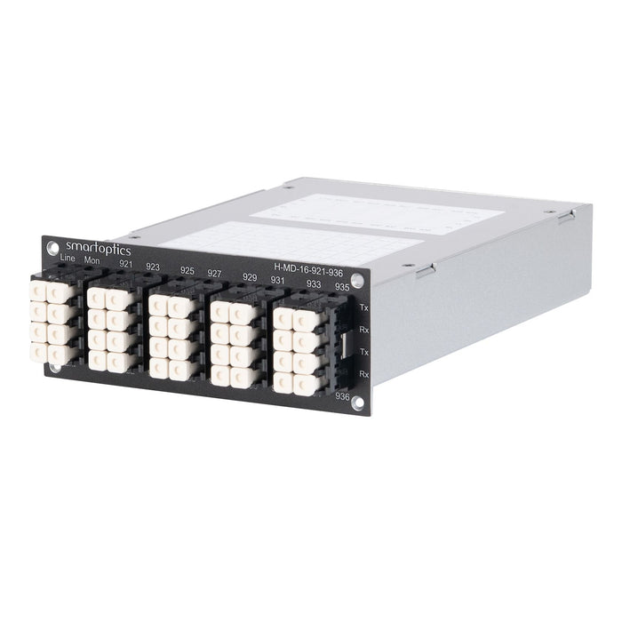 SMARTOPTICS H-Series 16ch Passive DWDM Mux / Demux Module 113mm Width. Mounts in