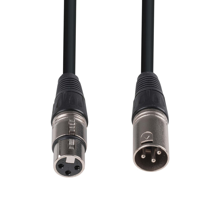 DYNAMIX 1m XLR 3-Pin Male to Female Balanced Audio Cable