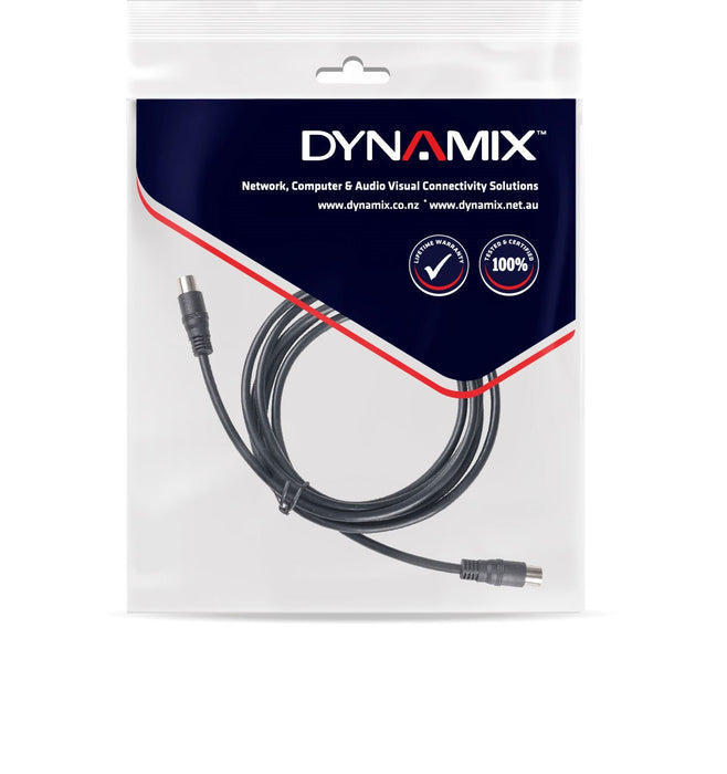 DYNAMIX 10m RF Coaxial Male to Male Cable