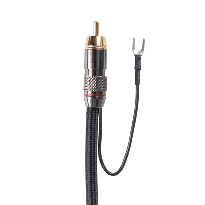 DYNAMIX 3m Coaxial Subwoofer Cable RCA Male to Male w/ Grounding Spade Connector