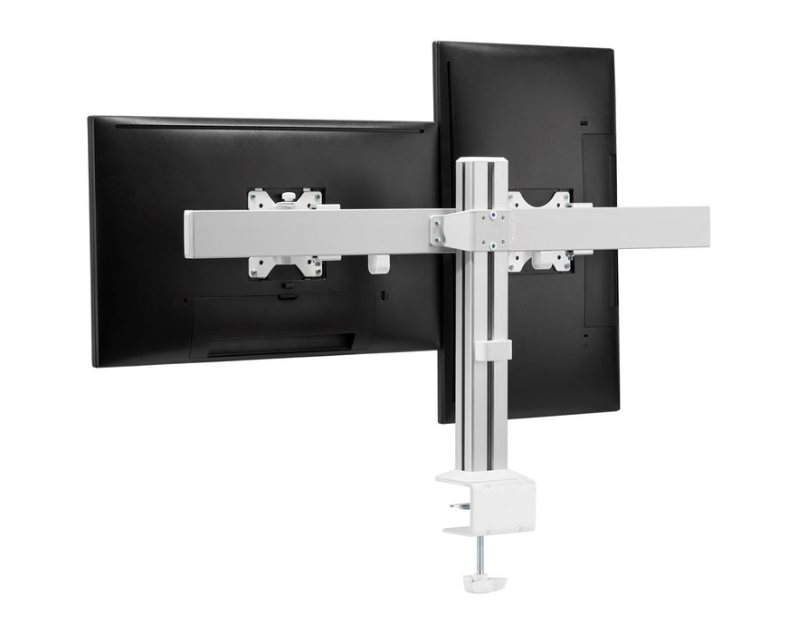 BRATECK 17"-32" Dual Monitor Heavy Duty Desk Mount Arm. Max Load 8kgs per Monito