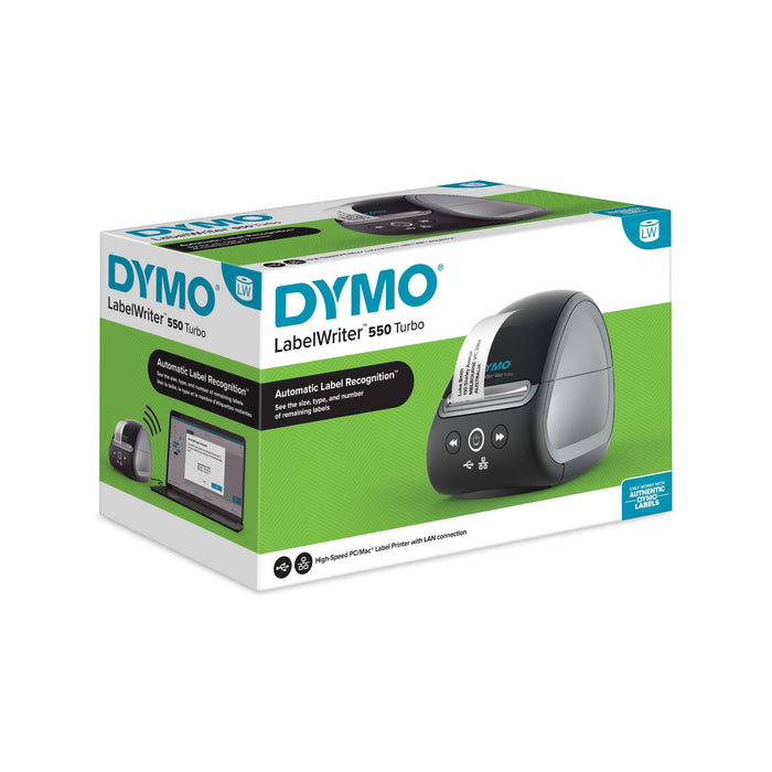 DYMO LabelWriter 550 Turbo Label Printer. Print up to 71 Labels per Minute, Cus