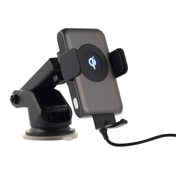 Qi Wireless In-Car Phone Charger with Cradle, Vent & Window Mount