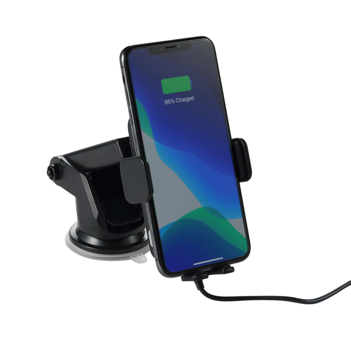 Qi Wireless In-Car Phone Charger with Cradle, Vent & Window Mount