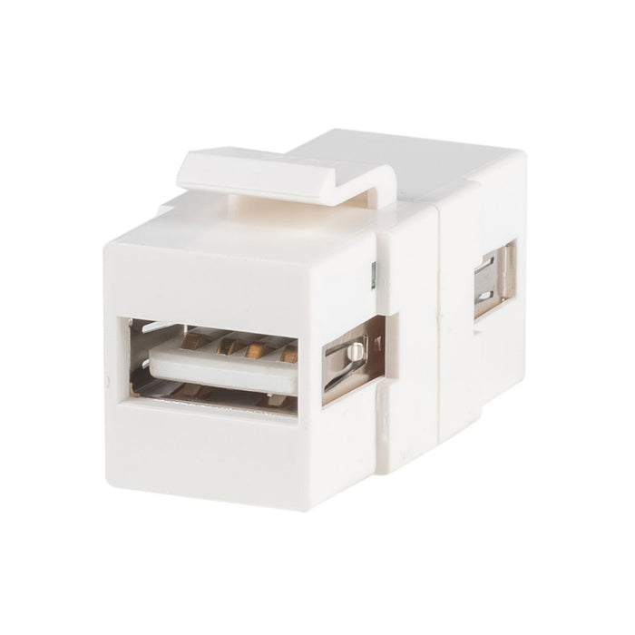 DYNAMIX USB 2.0 Keystone Jack. USB-A Female to Female Connectors